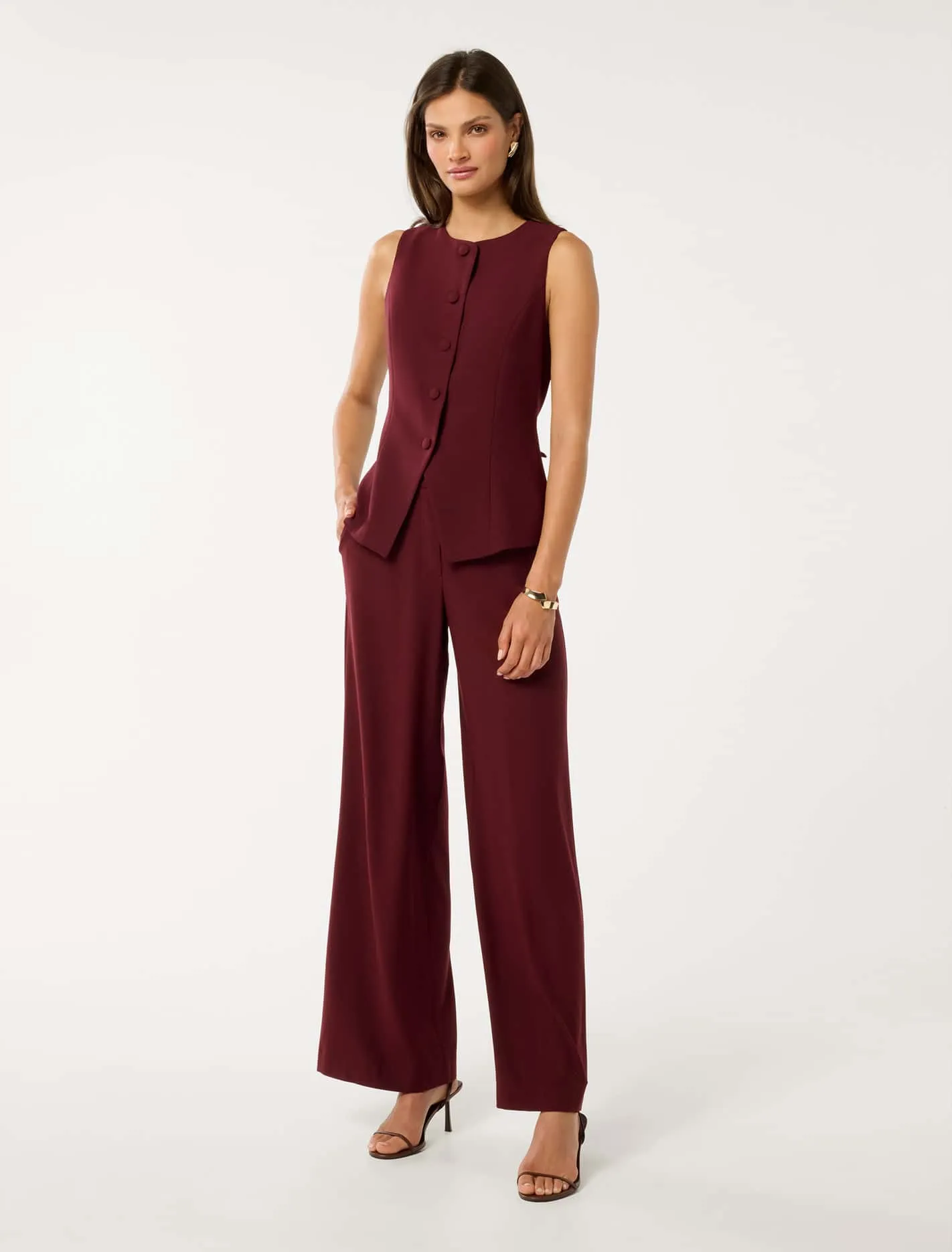 Toni High Neck Waistcoat