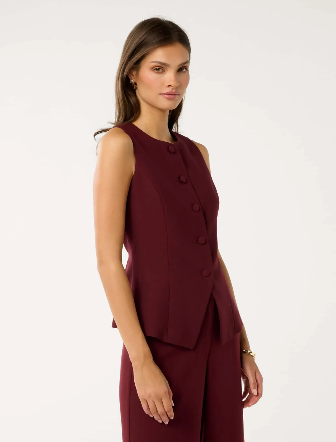 Toni High Neck Waistcoat