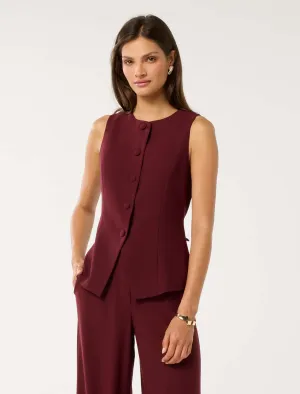 Toni High Neck Waistcoat