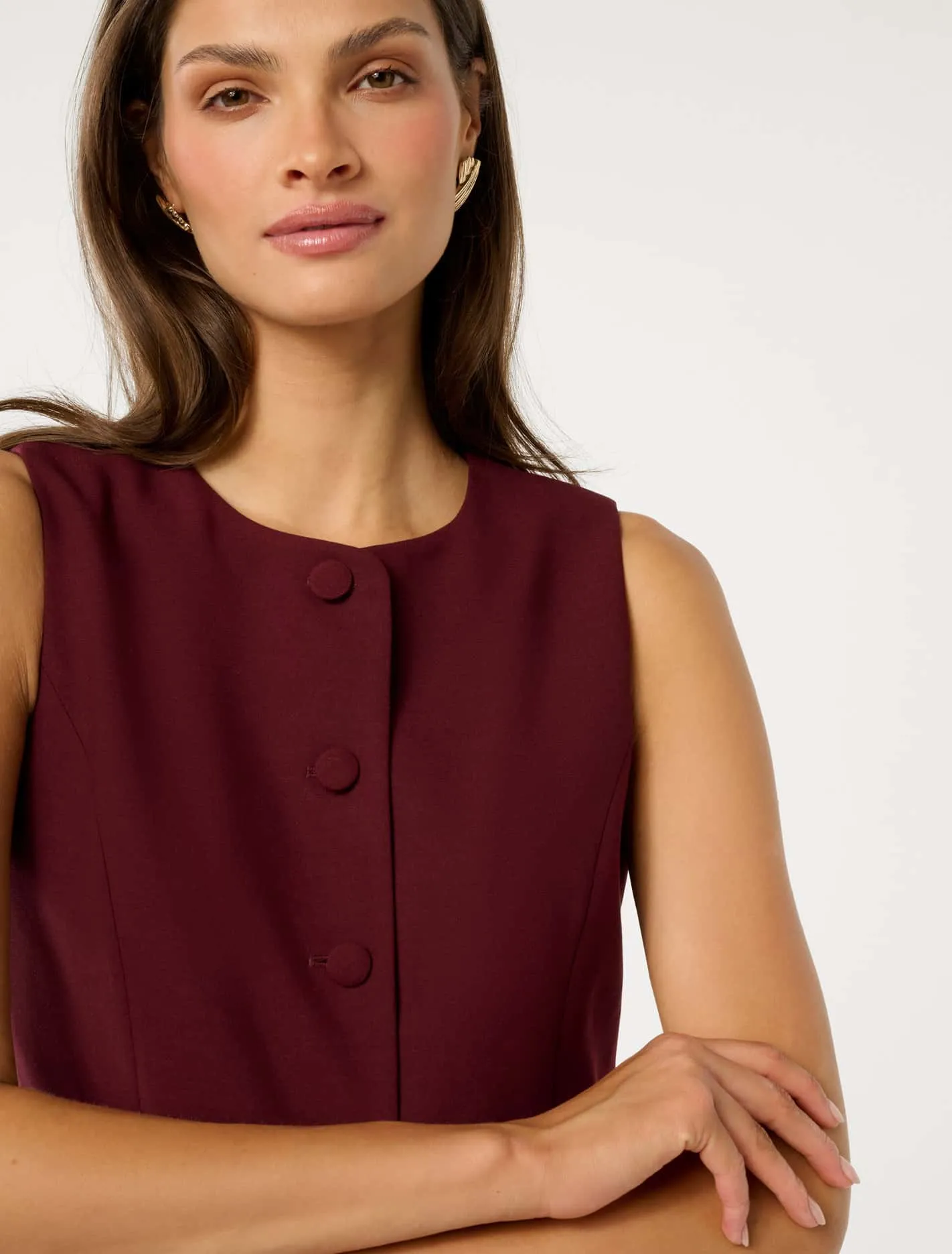 Toni High Neck Waistcoat