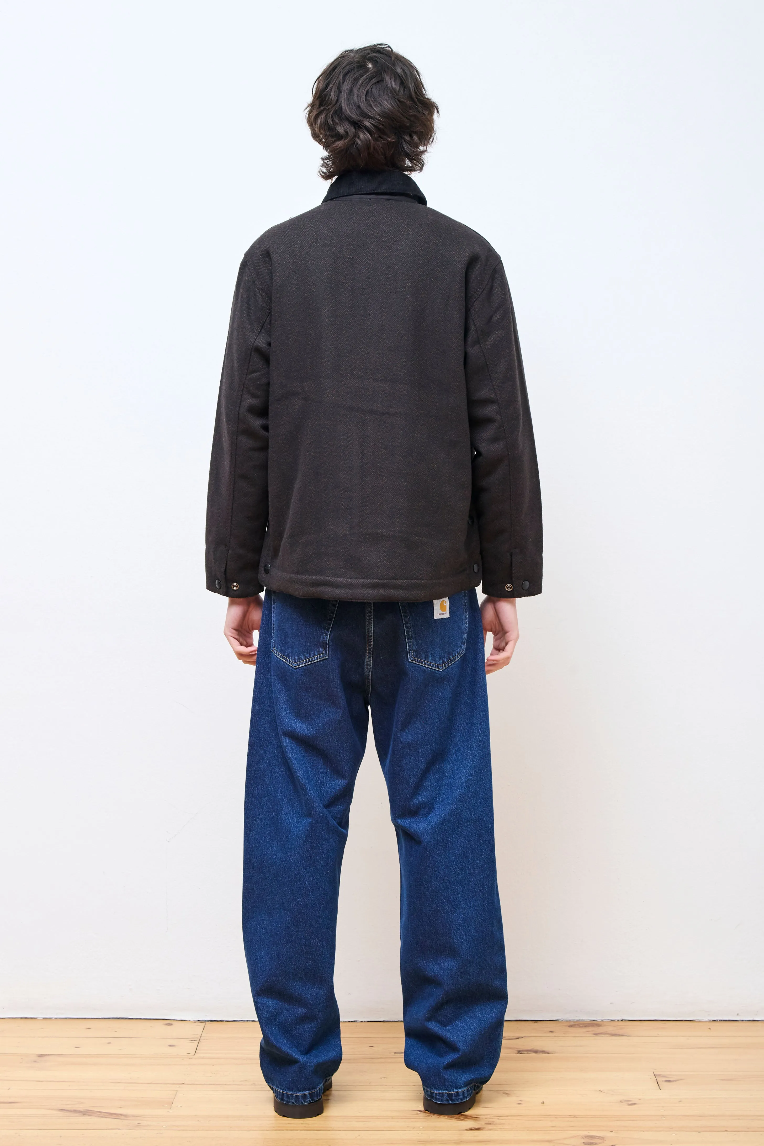 Truman Coat Chocolate / Black