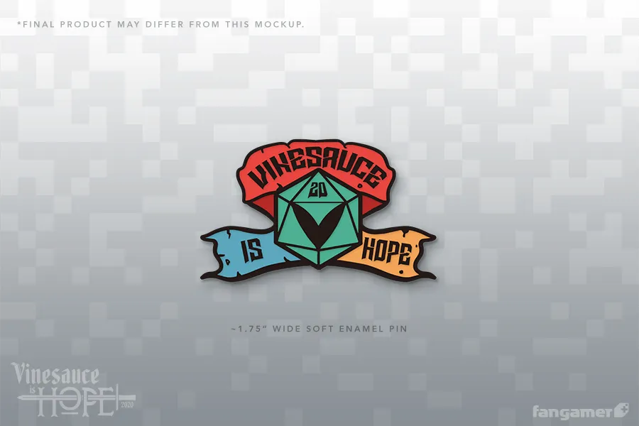 Vinesauce is HOPE 2020 Pin