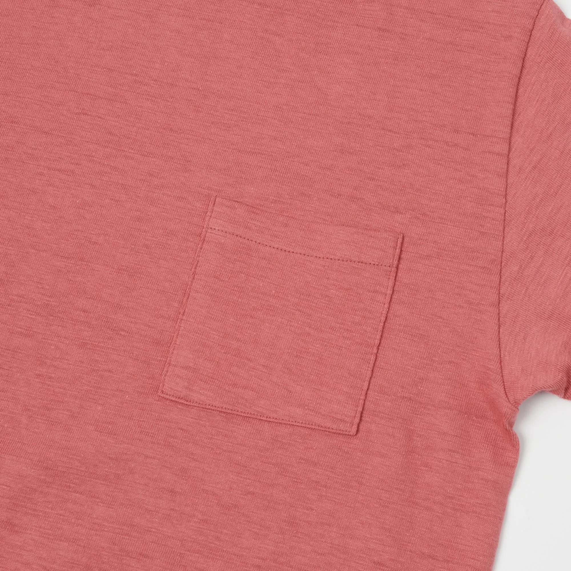 Warehouse & Co 4601 Pocket Tee - Faded Red