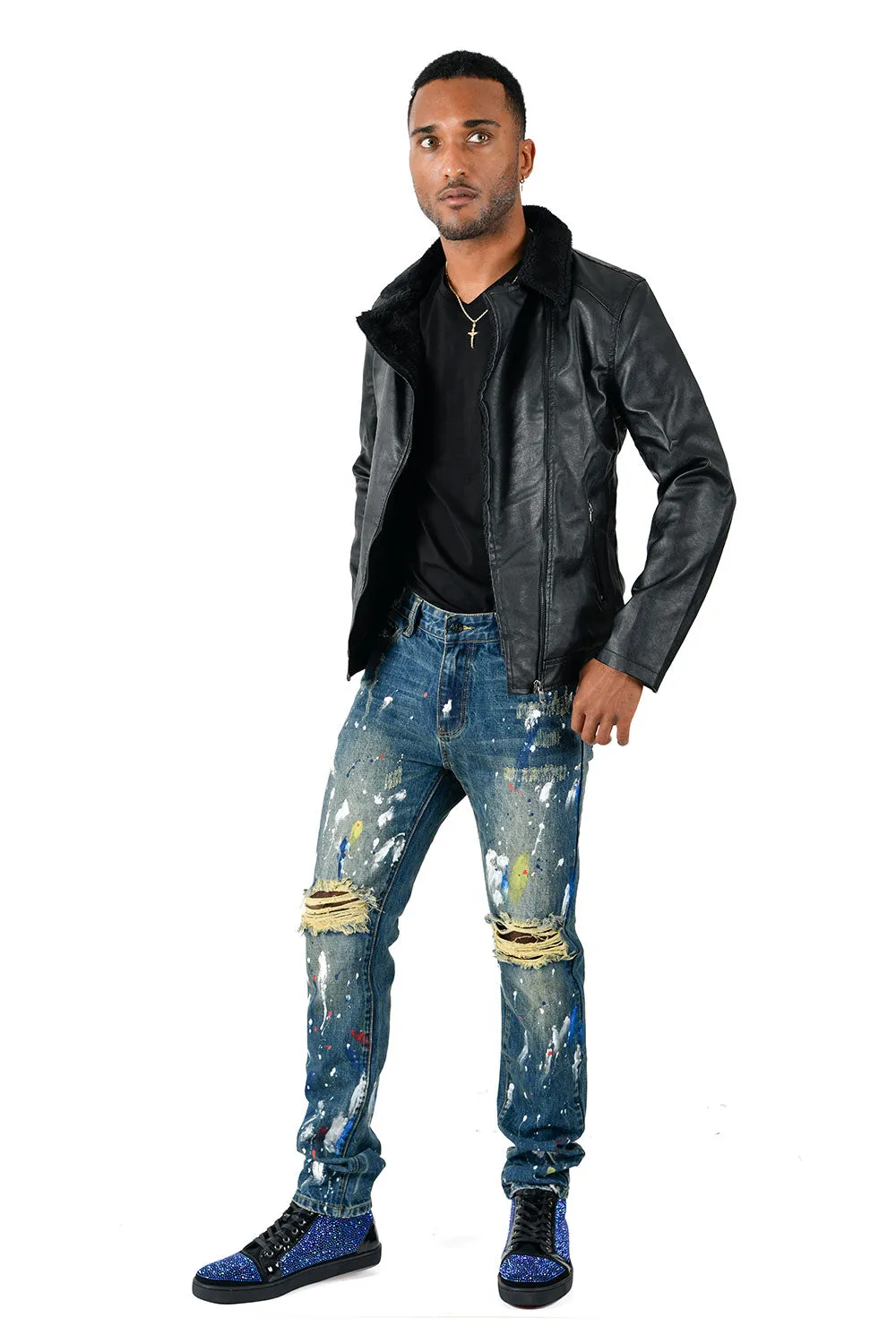 Warm it up PU Jacket