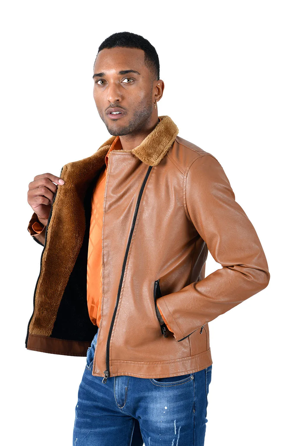 Warm it up PU Jacket