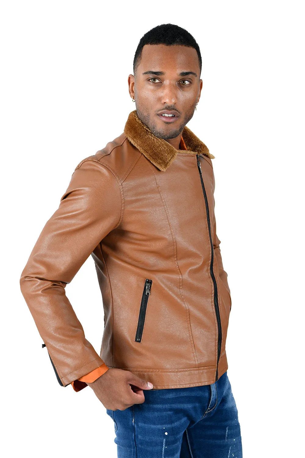 Warm it up PU Jacket