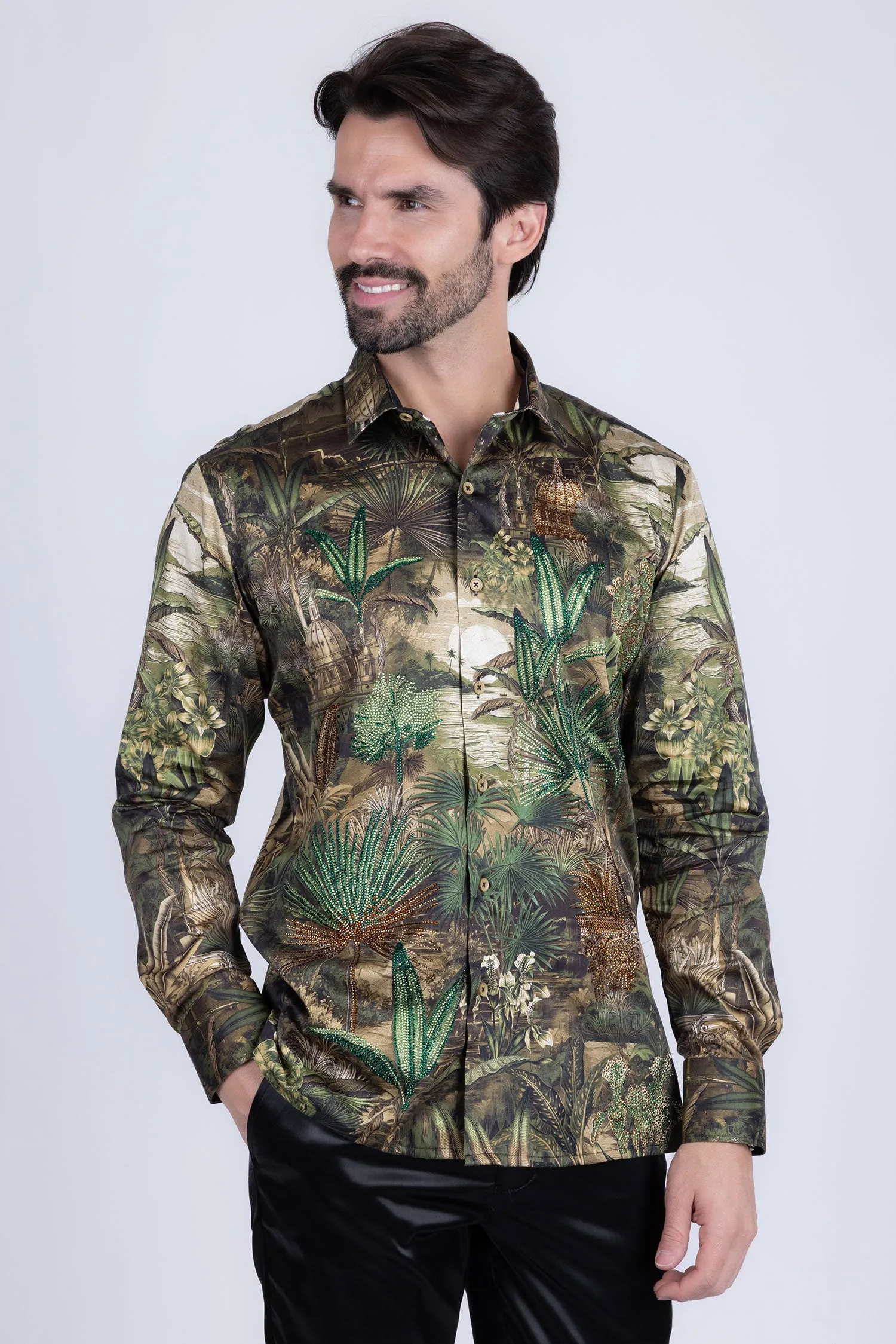 Warsaw Rhinestone Long Sleeve Shirt