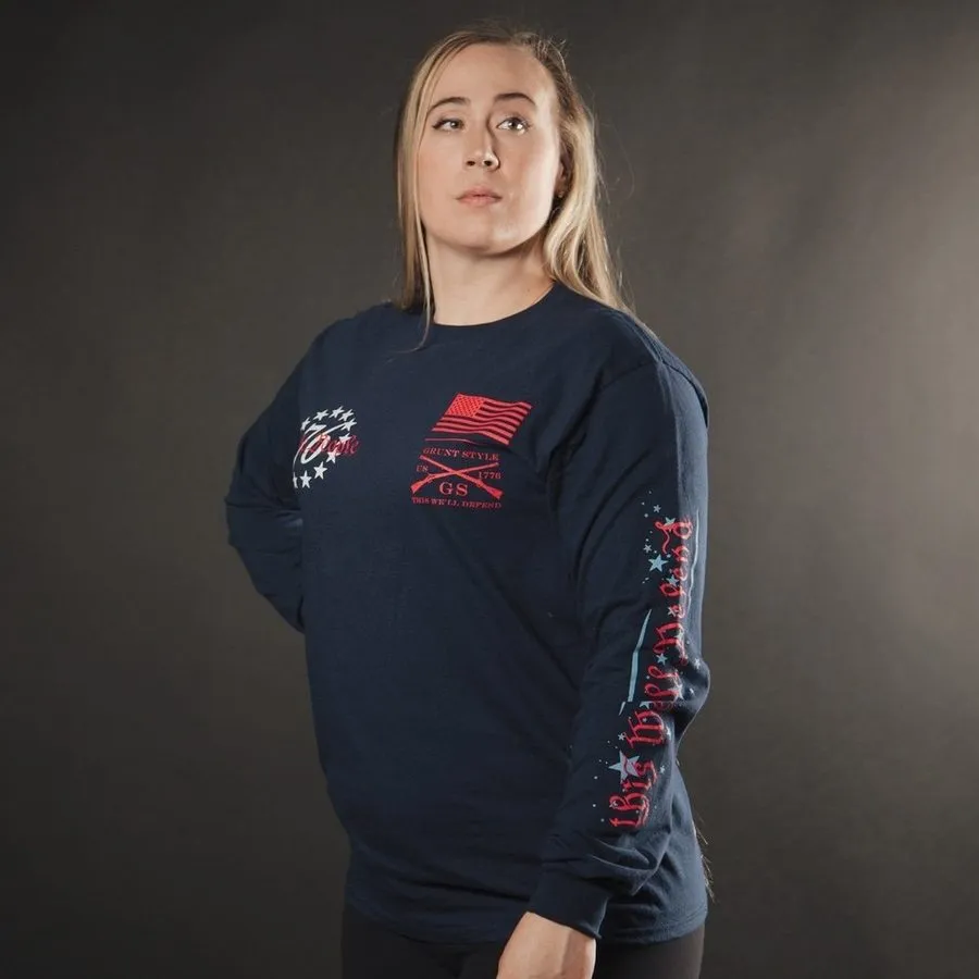 We The People Long Sleeve - Navy