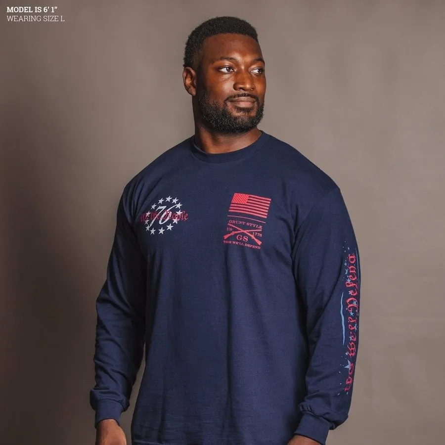 We The People Long Sleeve - Navy