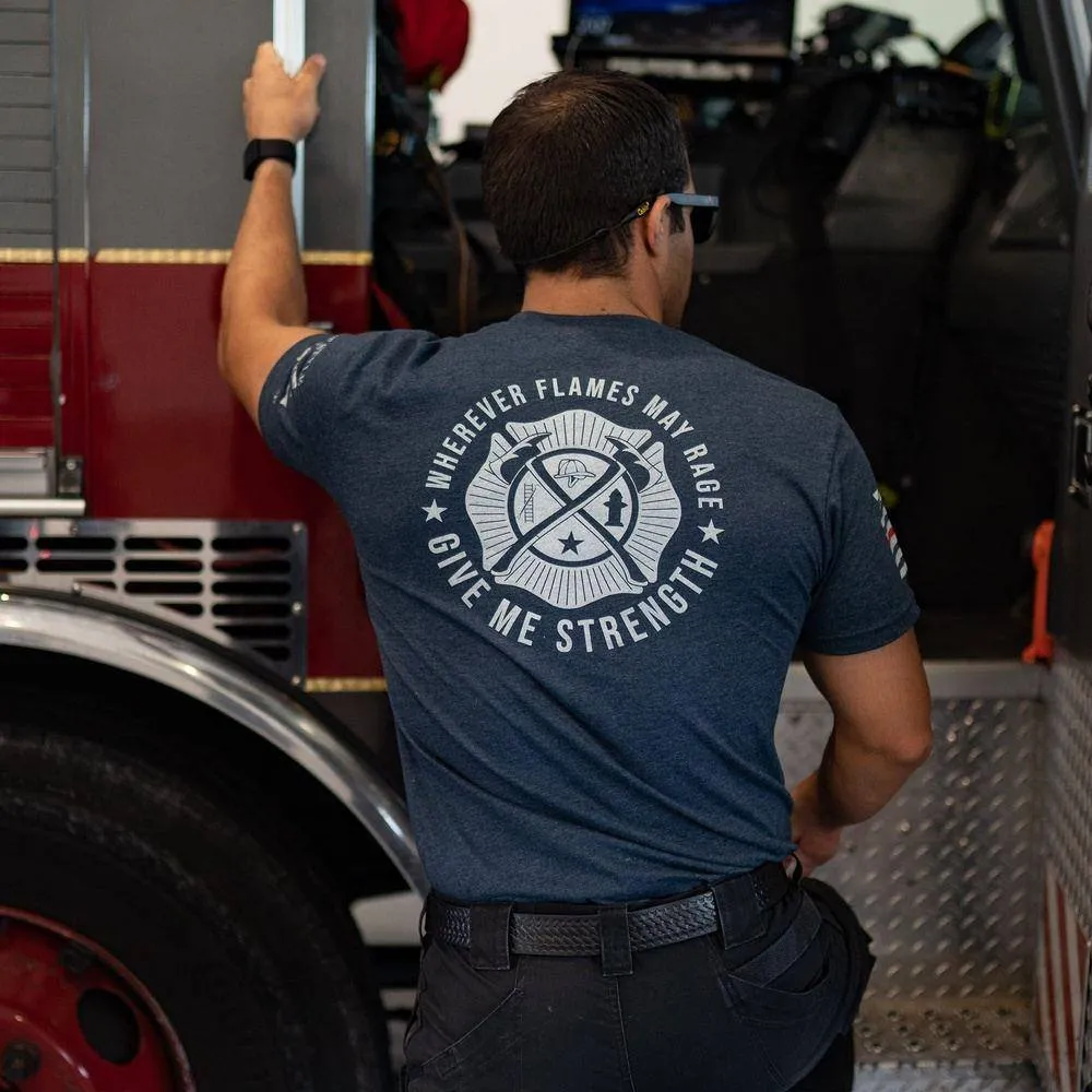 Wherever Flames May Rage T-Shirt - Navy
