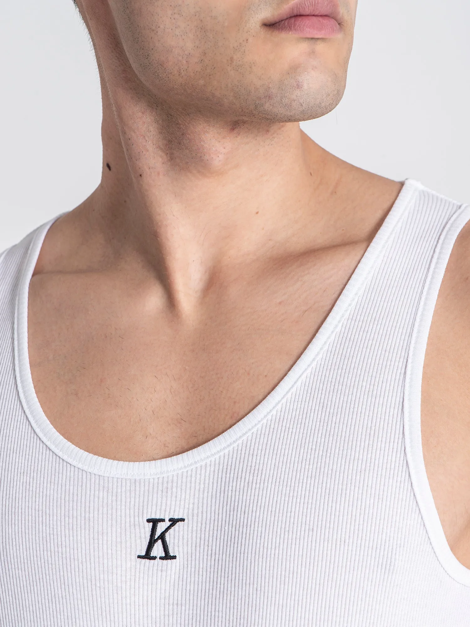 White K Tank Top