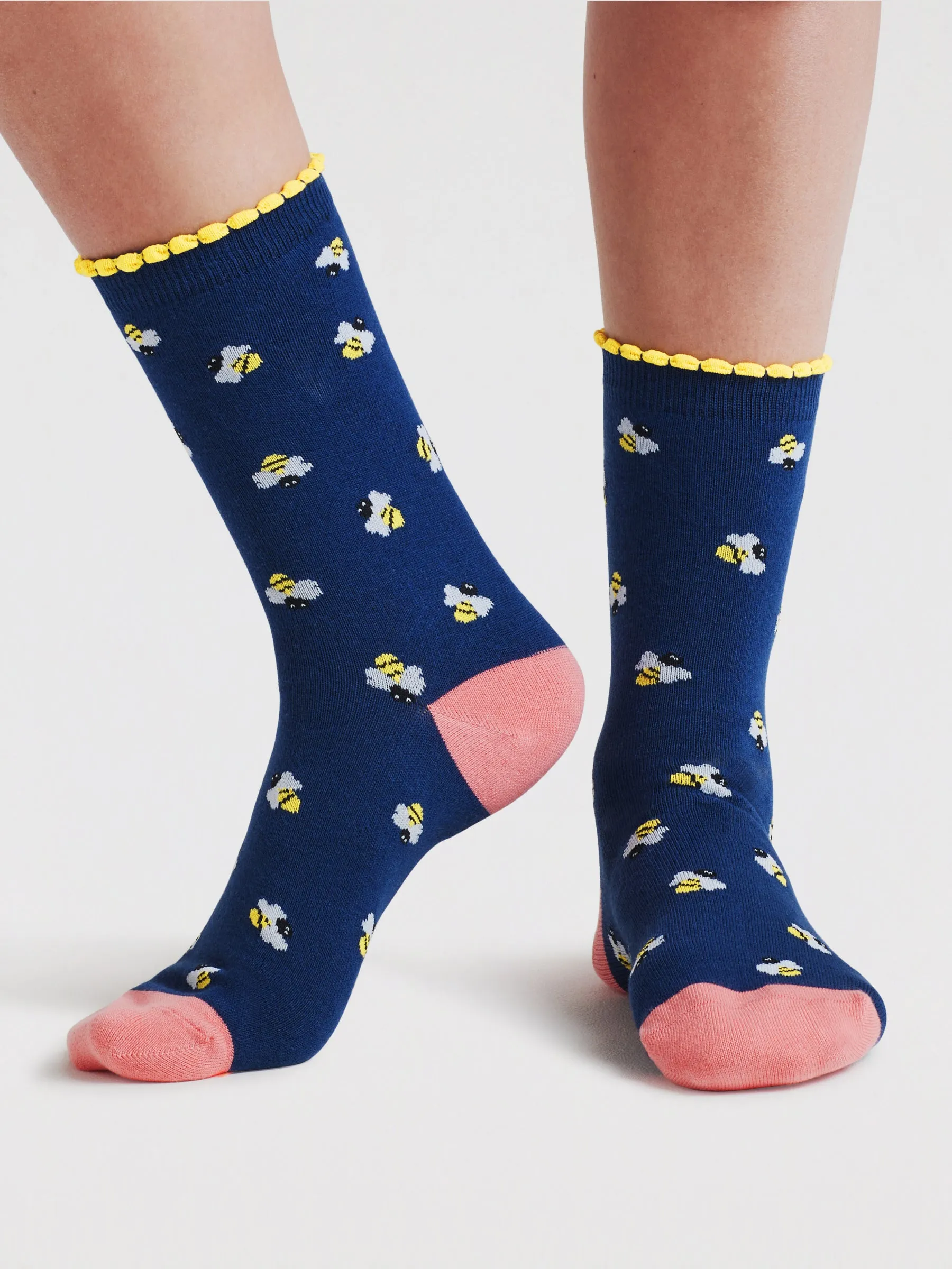 Womens Cloris Insect Organic Cotton 4 Sock Gift Box - Multi