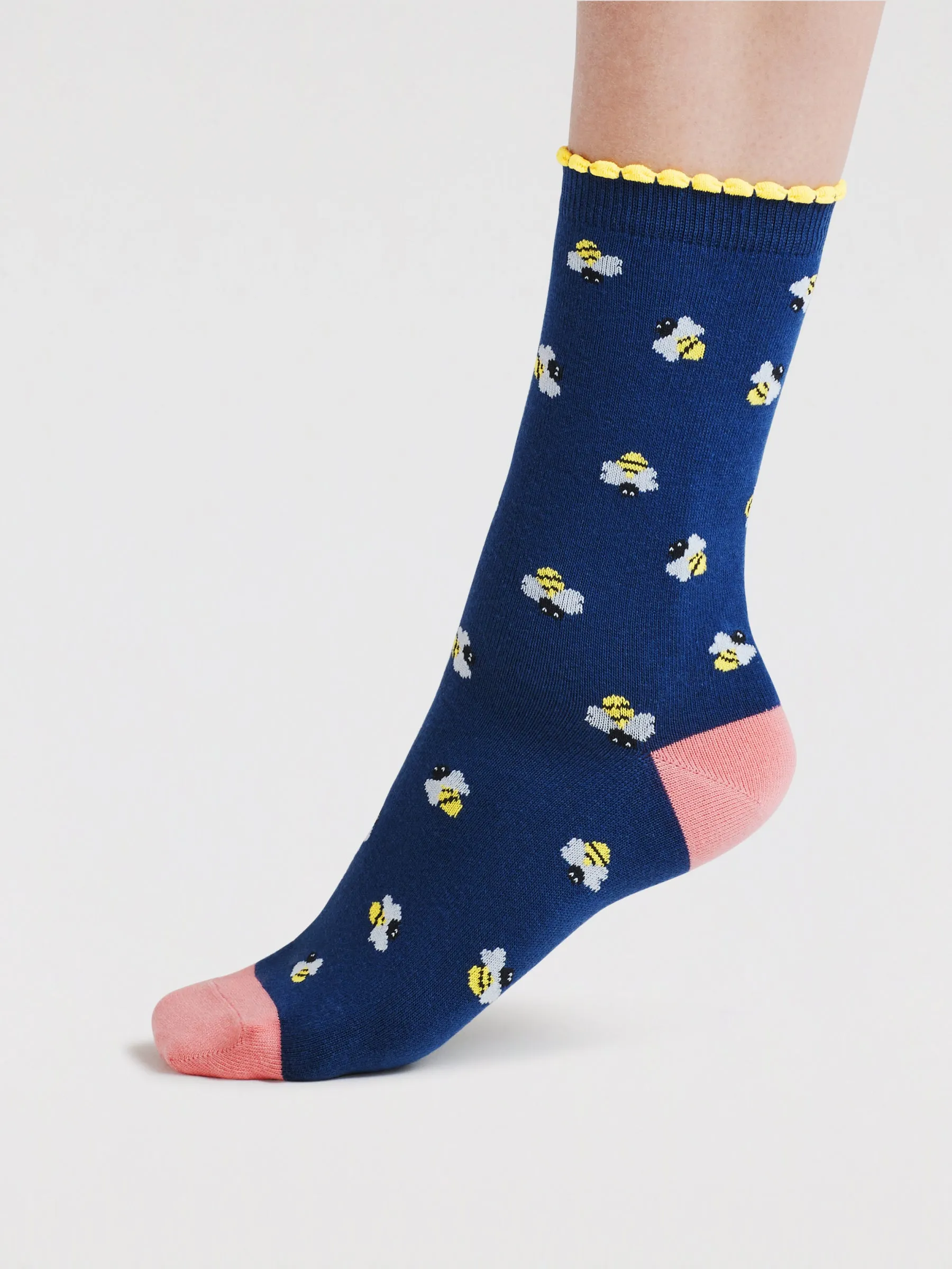 Womens Cloris Insect Organic Cotton 4 Sock Gift Box - Multi
