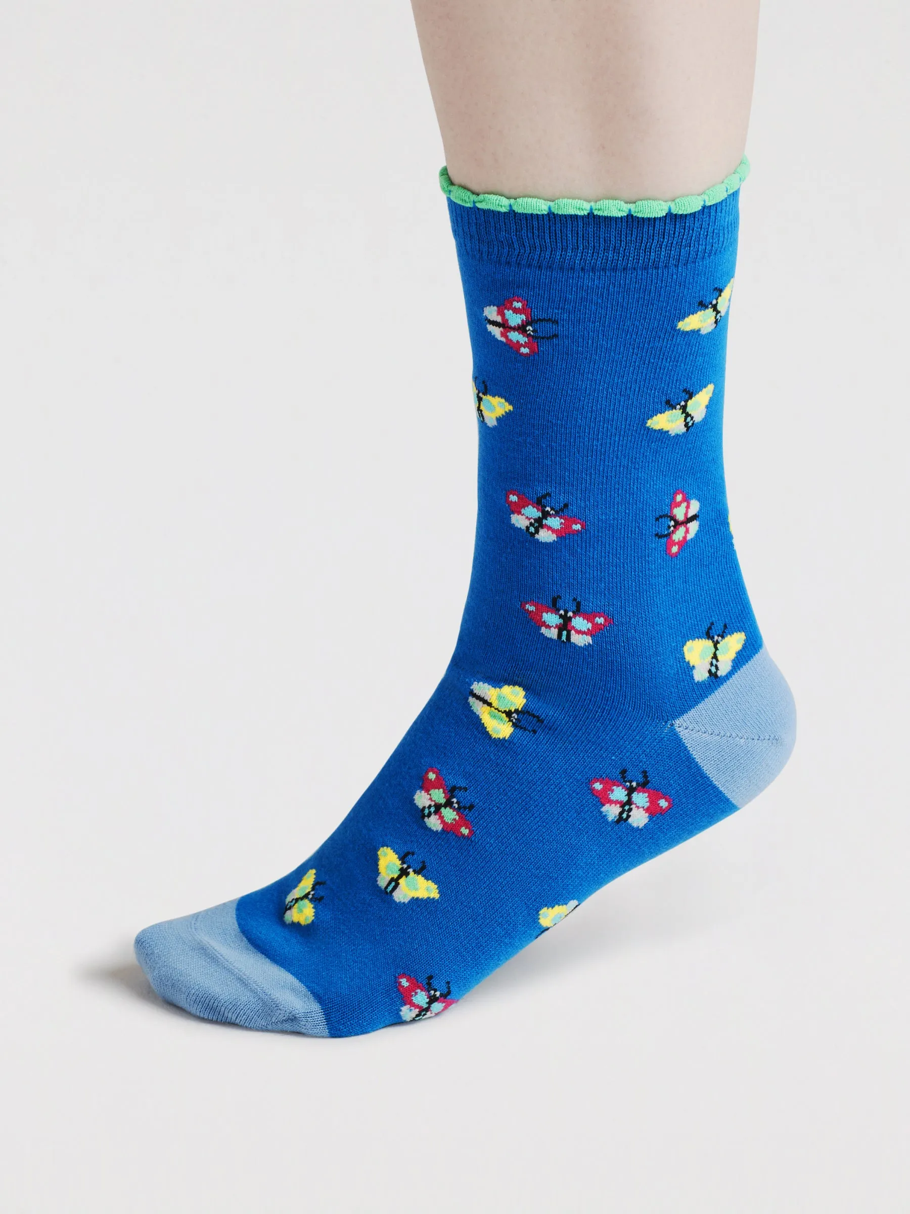 Womens Cloris Insect Organic Cotton 4 Sock Gift Box - Multi