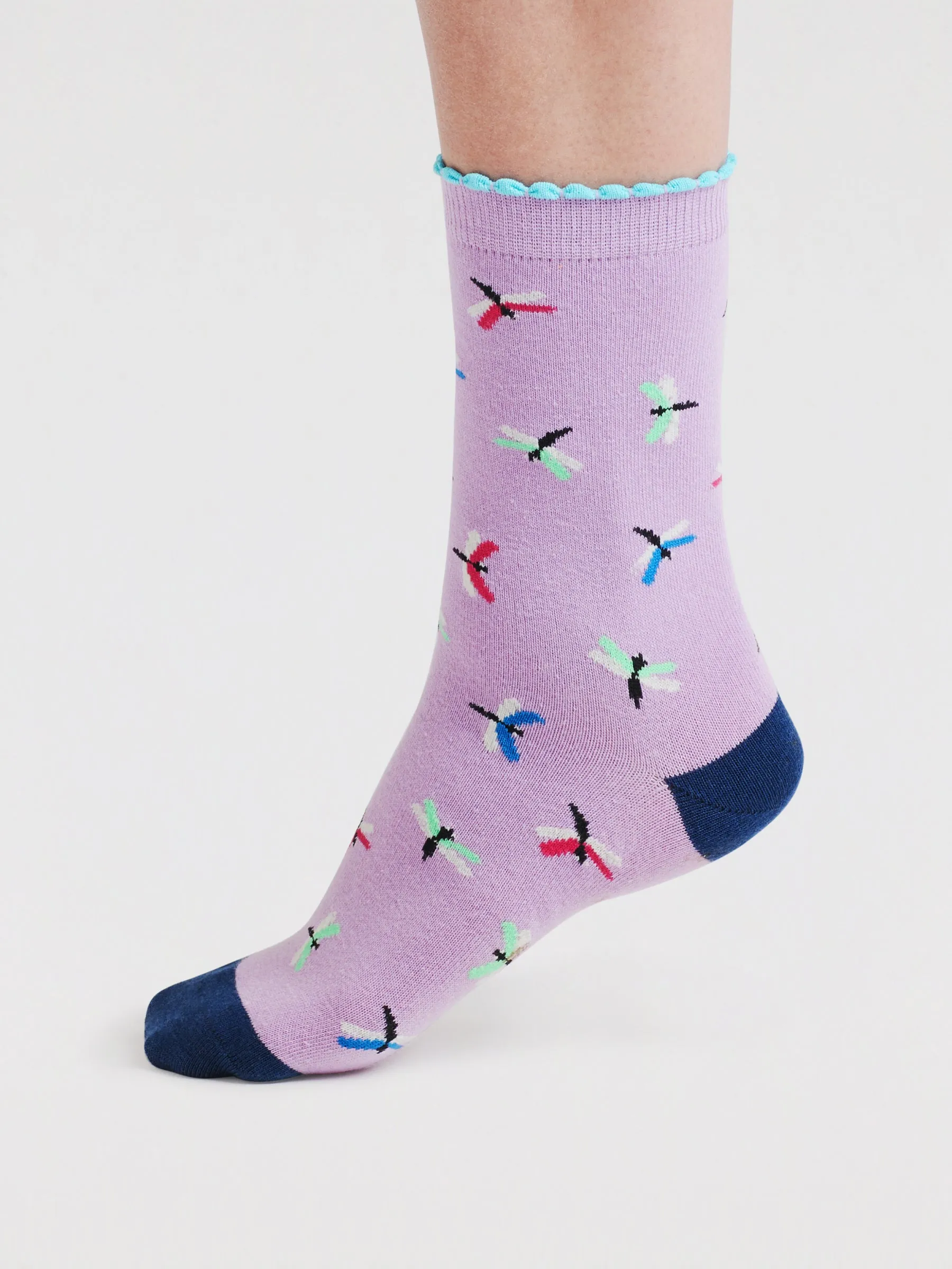 Womens Cloris Insect Organic Cotton 4 Sock Gift Box - Multi