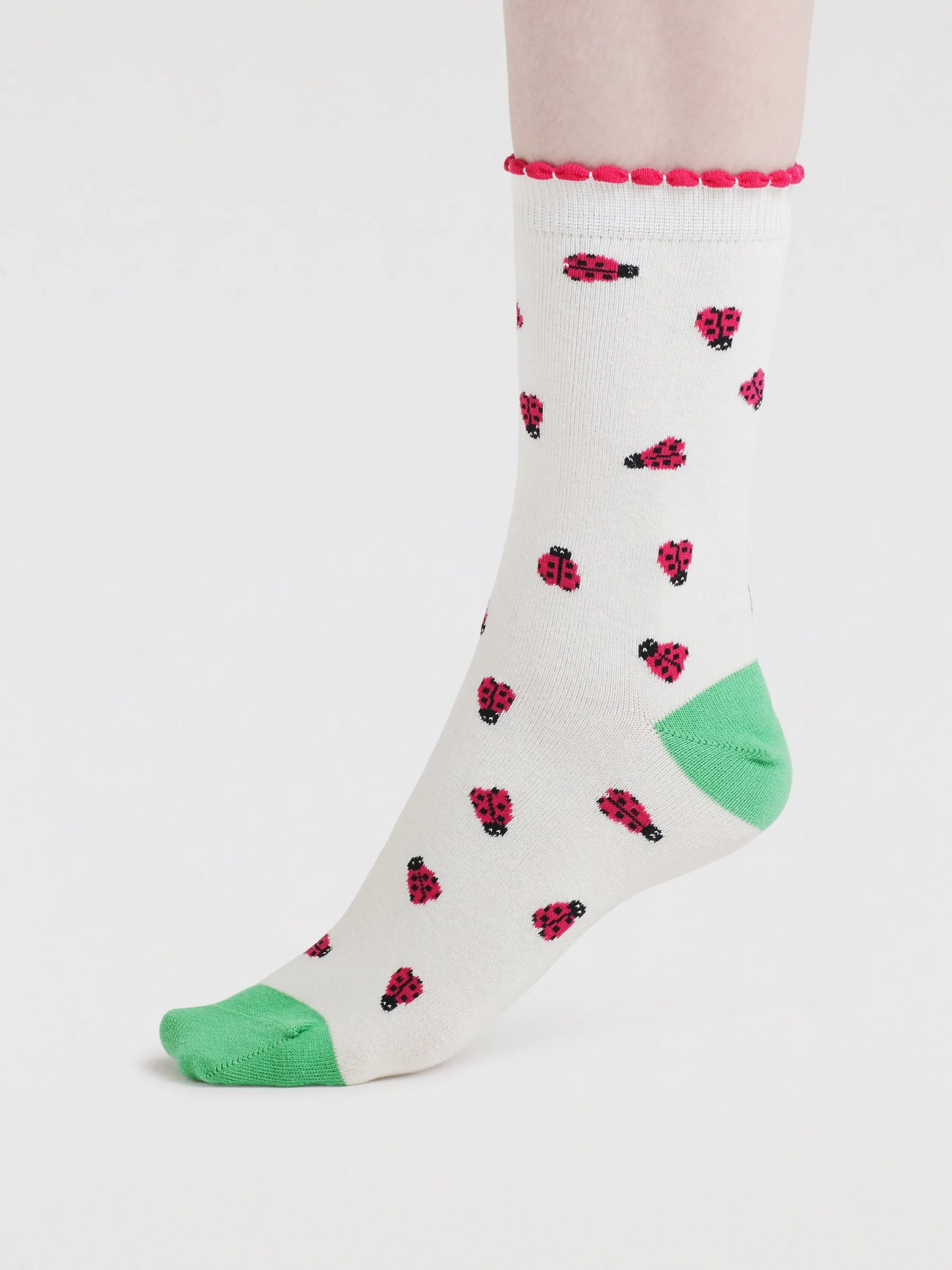 Womens Cloris Insect Organic Cotton 4 Sock Gift Box - Multi
