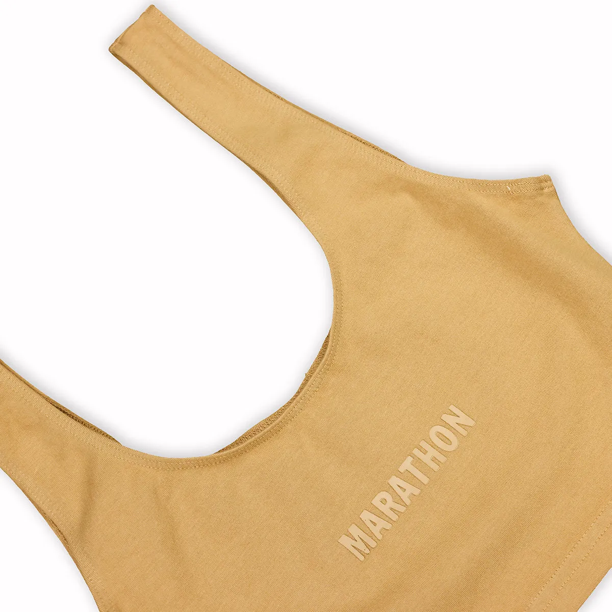 Women's Marathon Cropped Tank - Khaki
