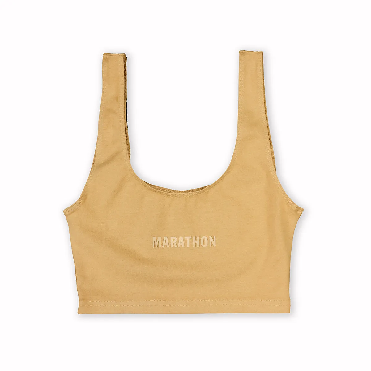 Women's Marathon Cropped Tank - Khaki