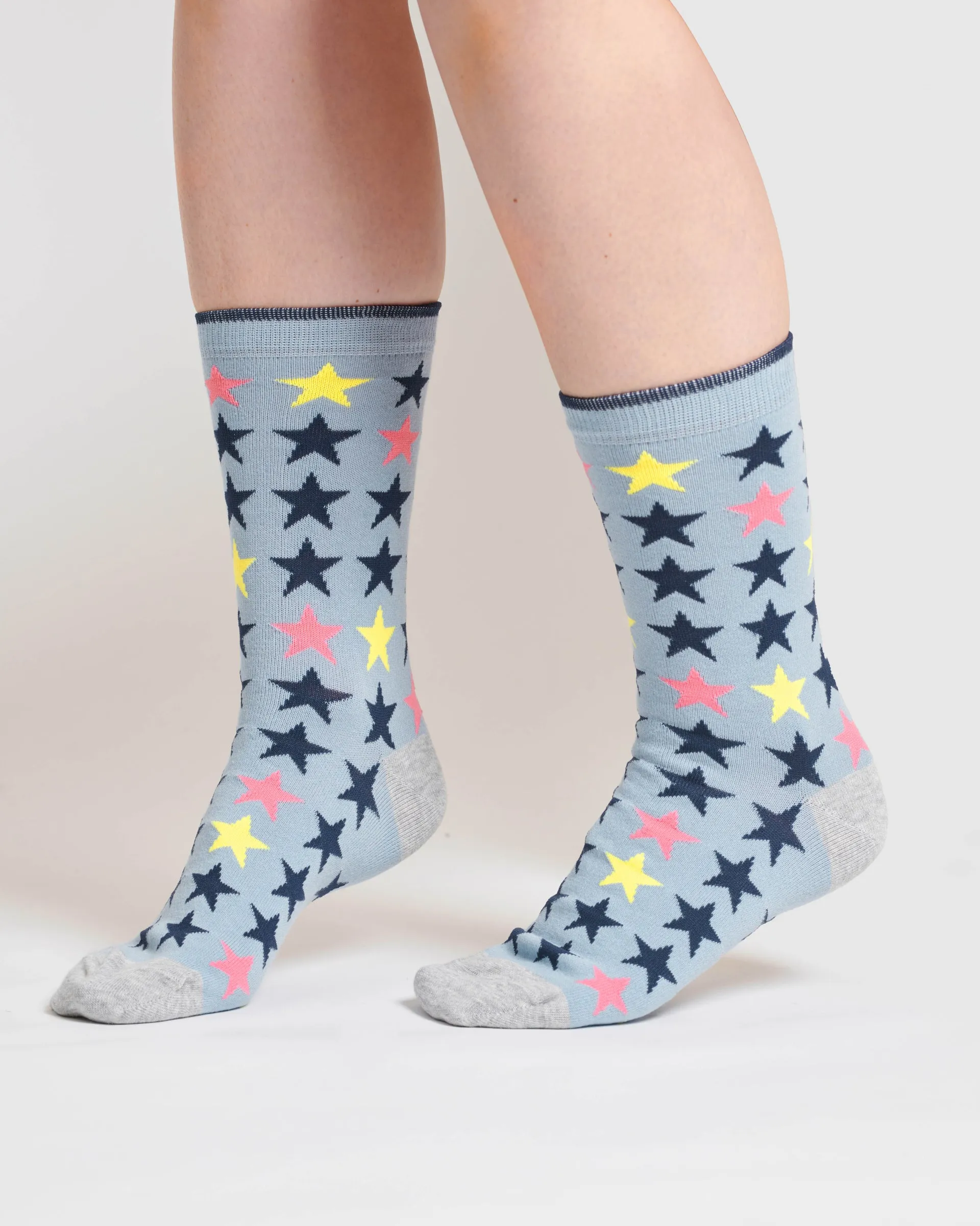 Youre The Best Bamboo 3 Pack of Socks - Grey/Blue