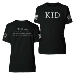 Youth Kid Defined T-Shirt - Black