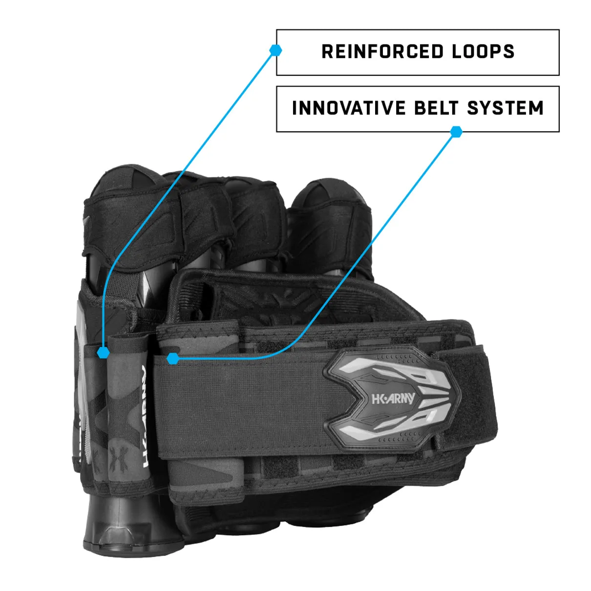 Zero G 2.0 Harness - Black/Black - 4 3 4